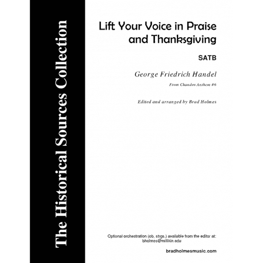 Lift Your Voice in Praise and Thanksgiving