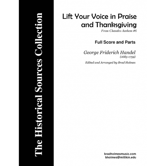 Lift Your Voice in Praise and Thanksgiving (Score)